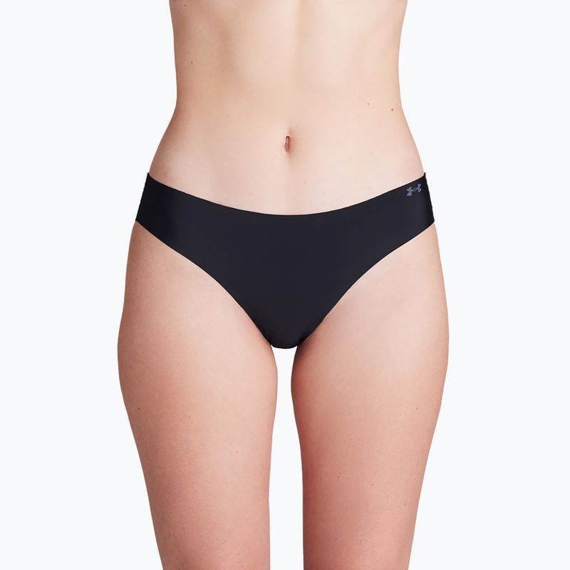 Dámske nohavičky Under Armour Pure Stretch NS BKN, 3 páry, čierne 2