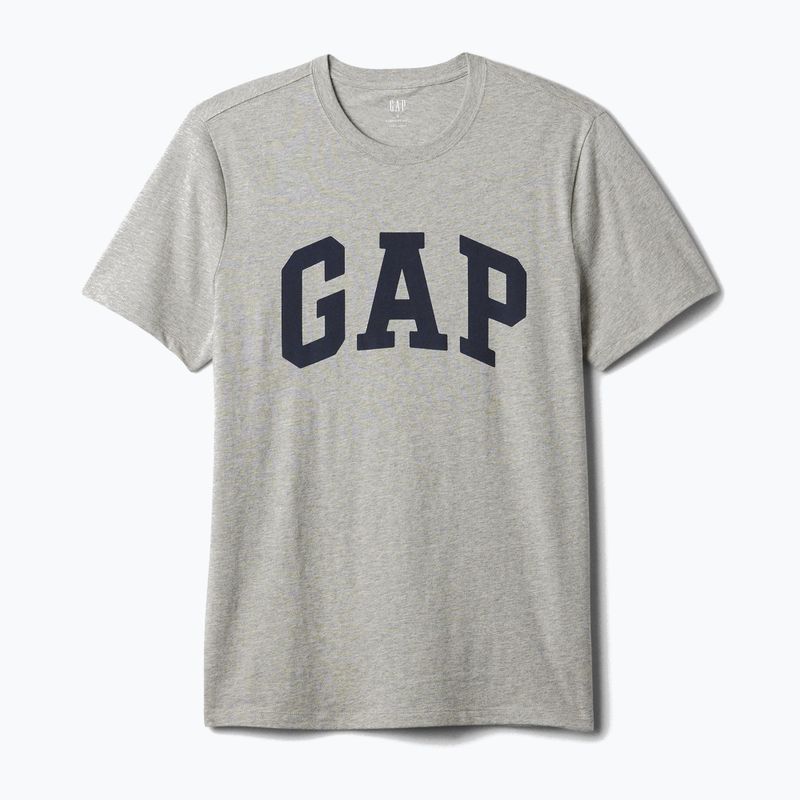 Pánske tričko GAP Soft Basic Logo heather grey 4
