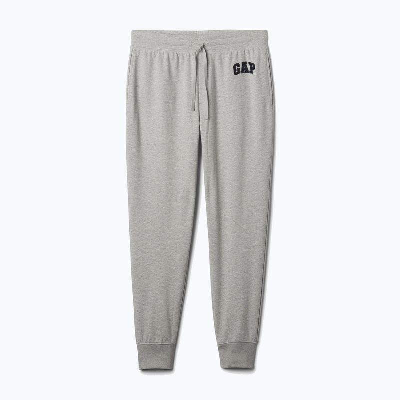 Pánske nohavice GAP Heritage French Terry Loggo Jogger light heather grey 5