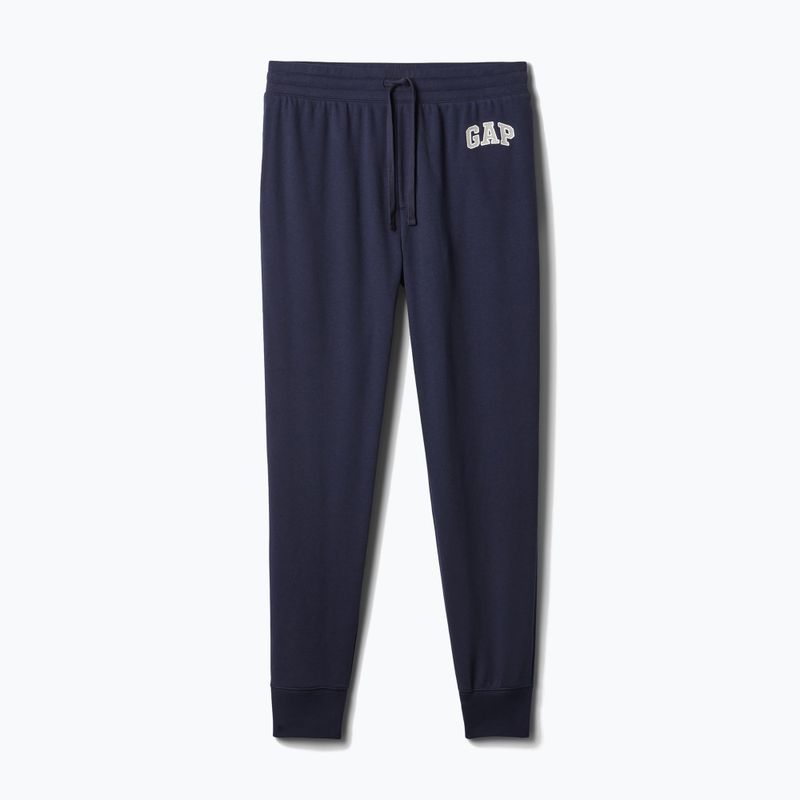 Pánske nohavice GAP Heritage French Terry Loggo Jogger blue navy 5