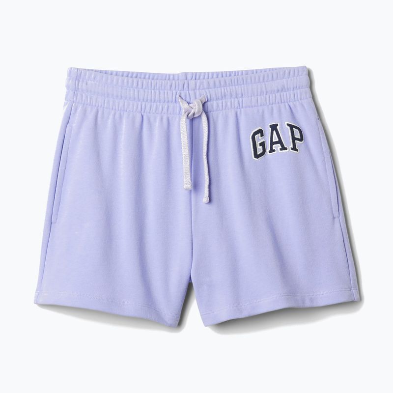 Dámske šortky GAP Heritage French Logo fresh lavender 3