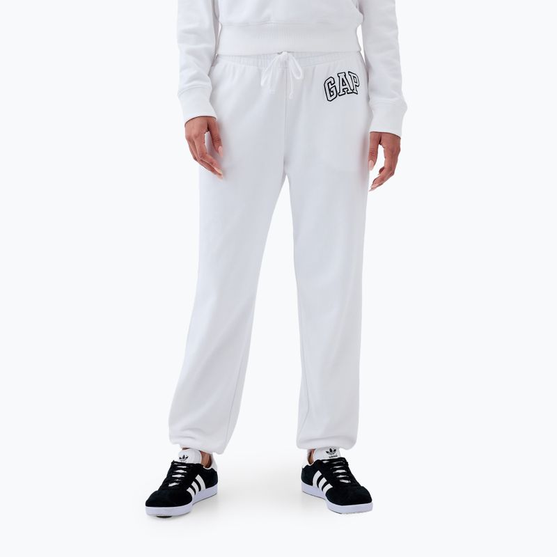 Dámske nohavice GAP French Logo Jogger optic white