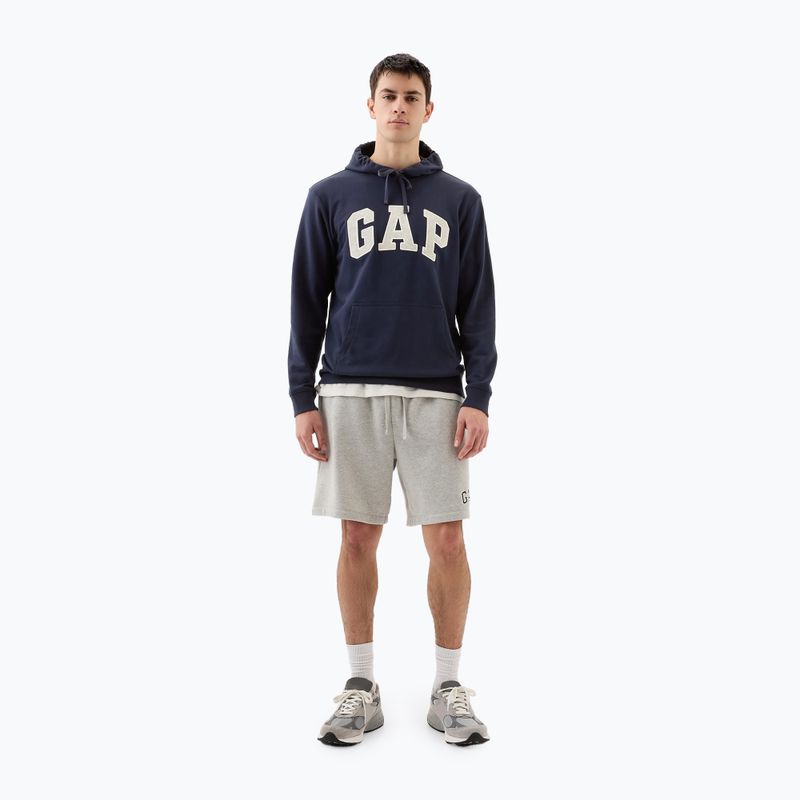 Pánska mikina GAP Heritage French Terry Logo blue navy 2