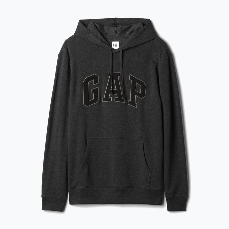 Pánska mikina GAP Heritage French Terry Logo charcoal heather 5