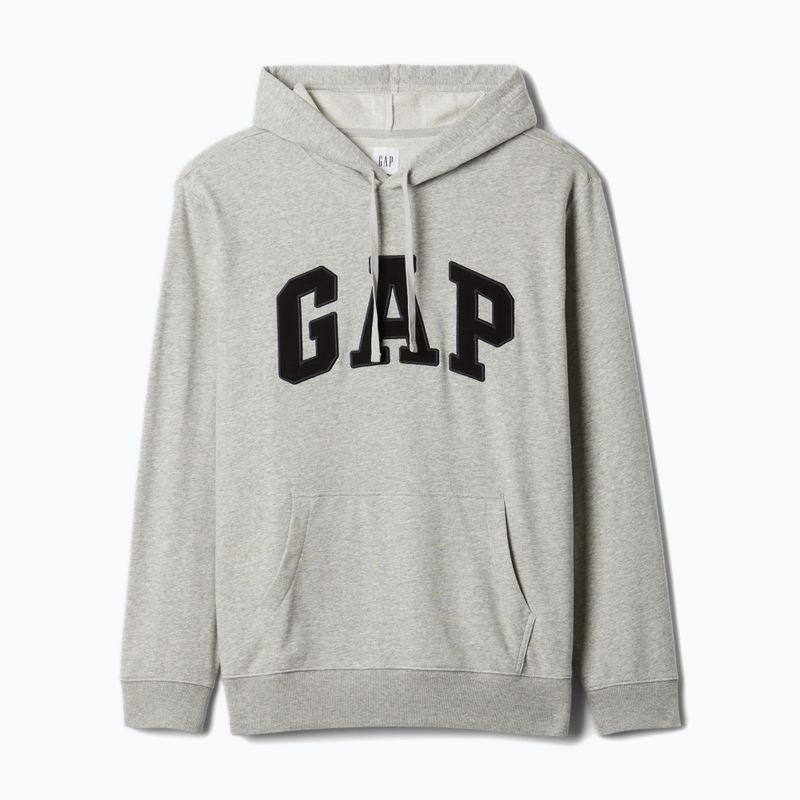 Pánska mikina GAP Heritage French Terry Logo light heather grey 5