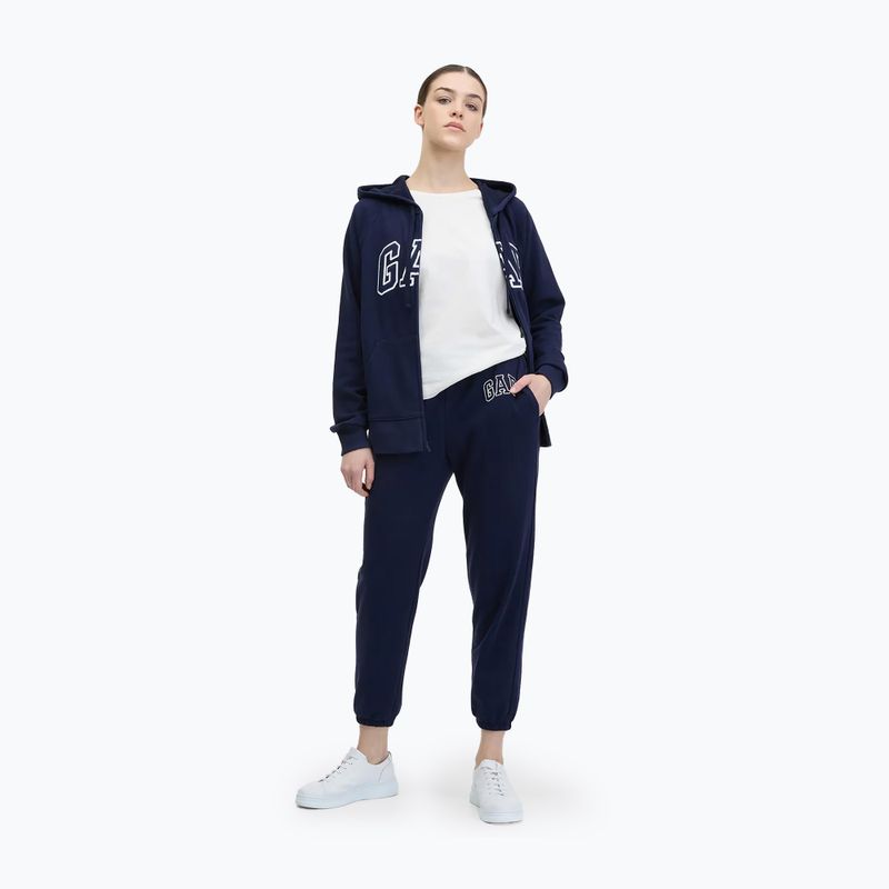 Dámske nohavice GAP French Logo Jogger navy 2