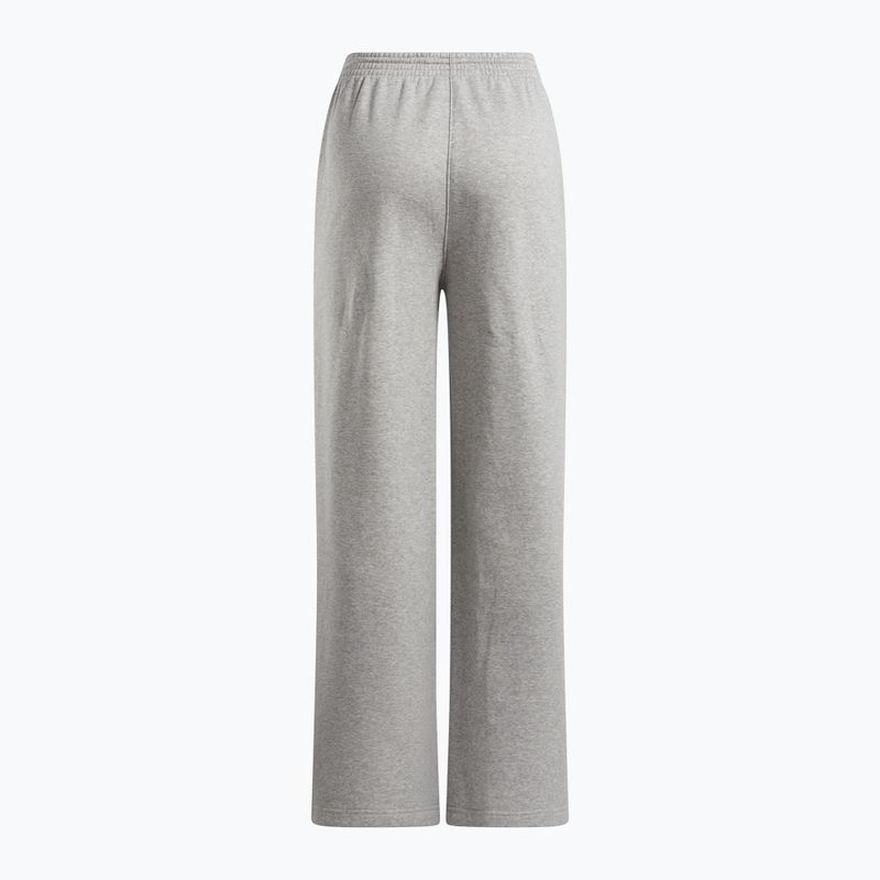 Dámske tepláky Reebok Identity Small Logo Fleece WIde Leg medium grey heather 5