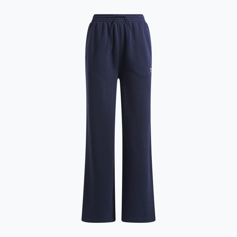 Dámske nohavice Reebok Identity Small Logo Fleece WIde Leg vector navy 4