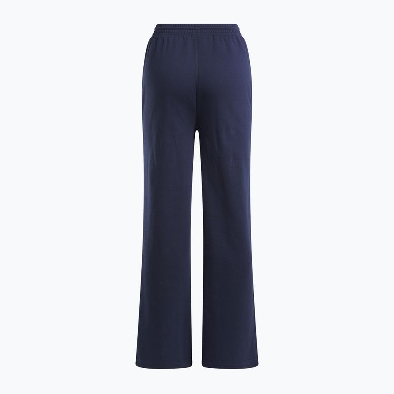 Dámske nohavice Reebok Identity Small Logo Fleece WIde Leg vector navy 5