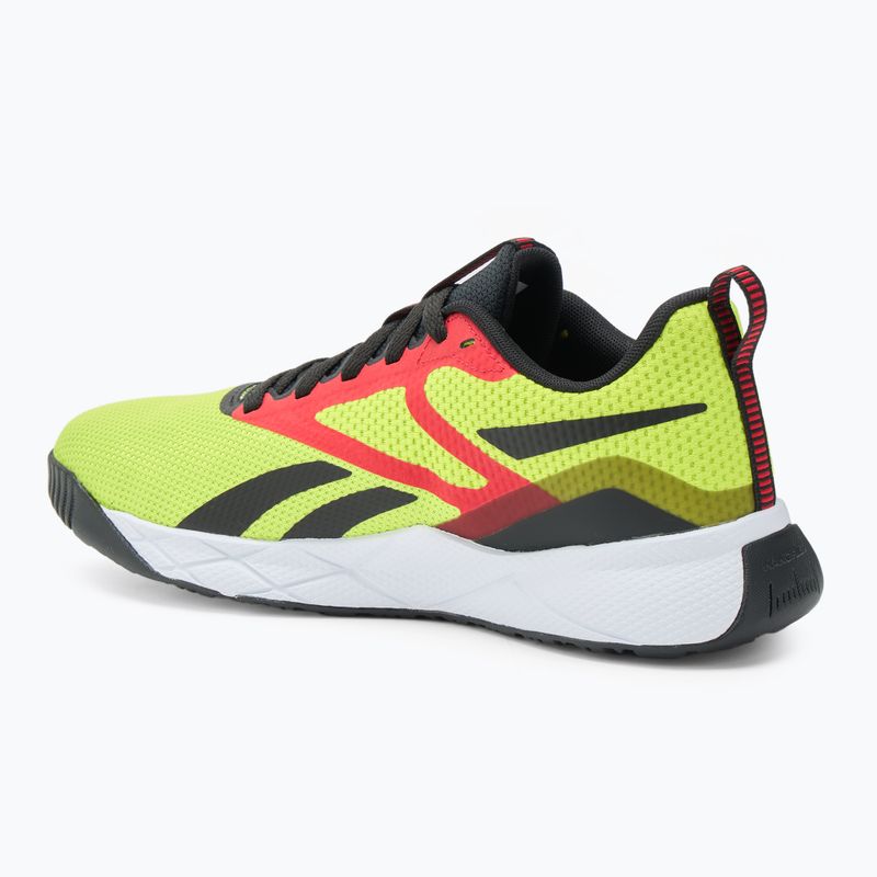 Pánska tréningová obuv Reebok NFX acid yellow/black/vector red 3