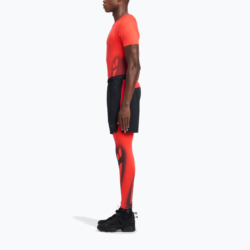 Pánske šortky Reebok Athlete Speed ​​black/energy red 2