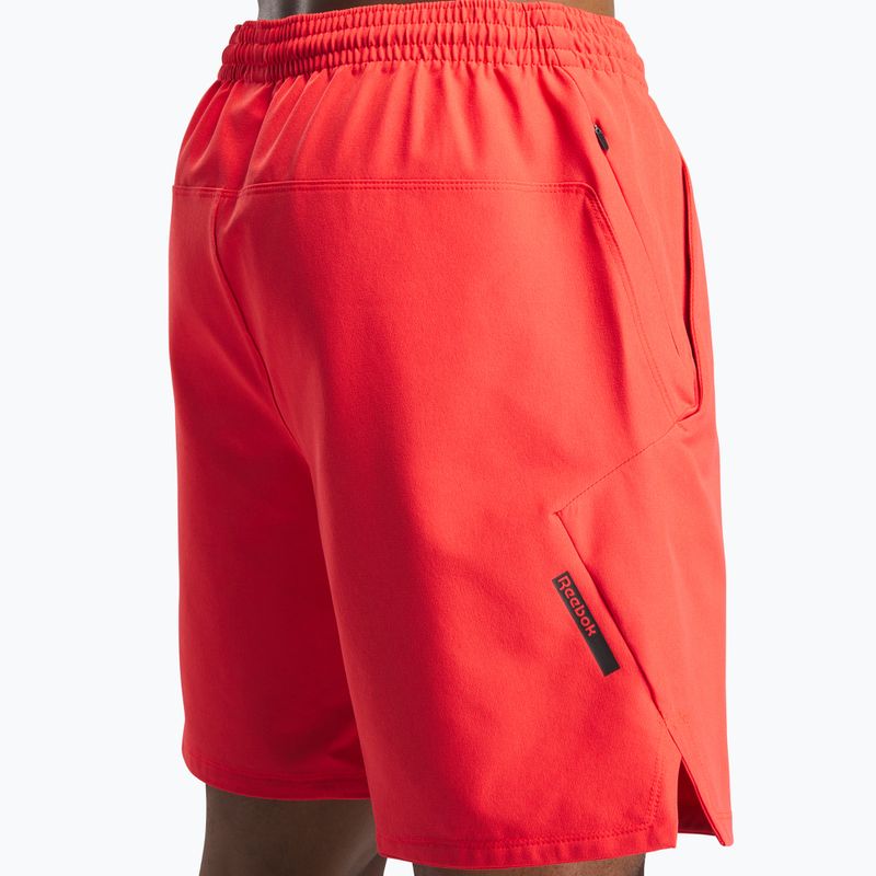 Pánske šortky Reebok Athlete Strenght energy red 4