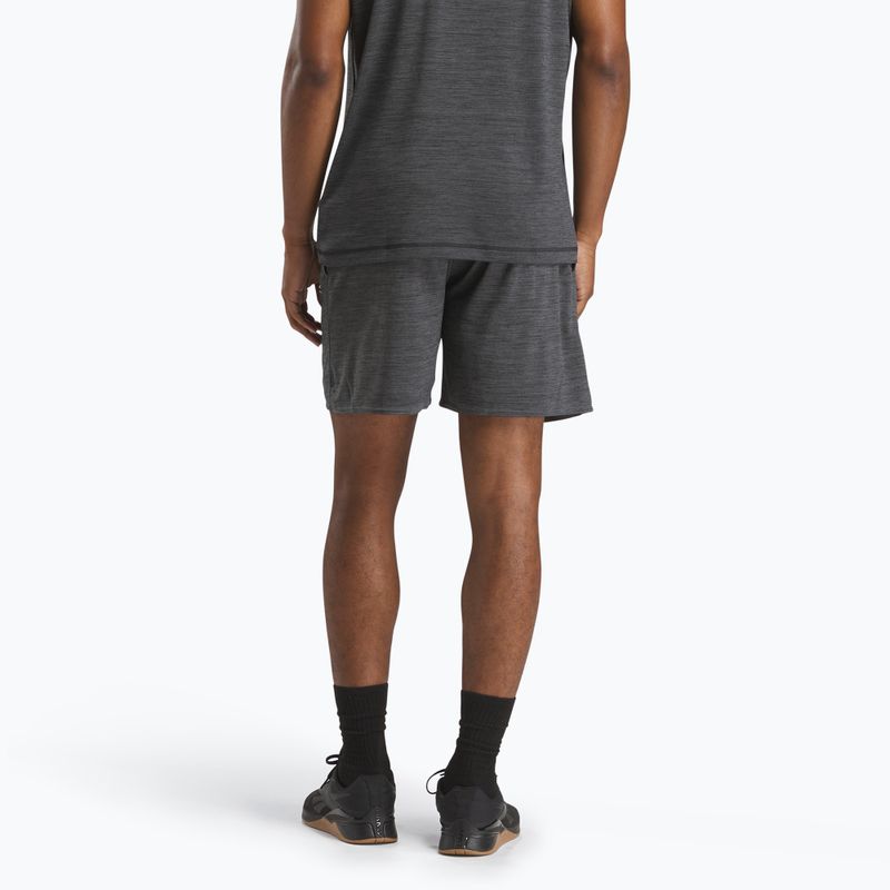 Pánske šortky Reebok Id Train Melange Knit black 3