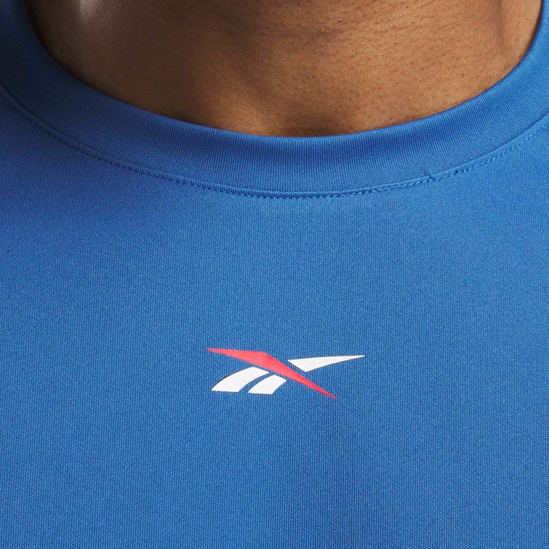 Pánske tričko longsleeve Reebok Id Train Energy Tech Tee twilight blue 4