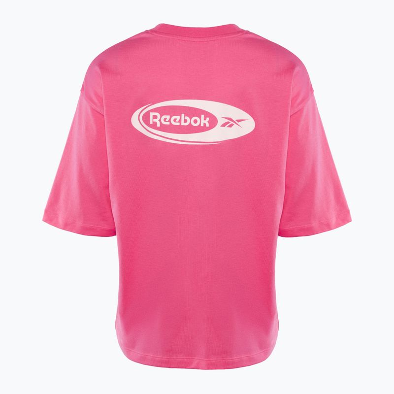 Dámske tréningové tričko Reebok Ide Brand Proud Tee true pink 2