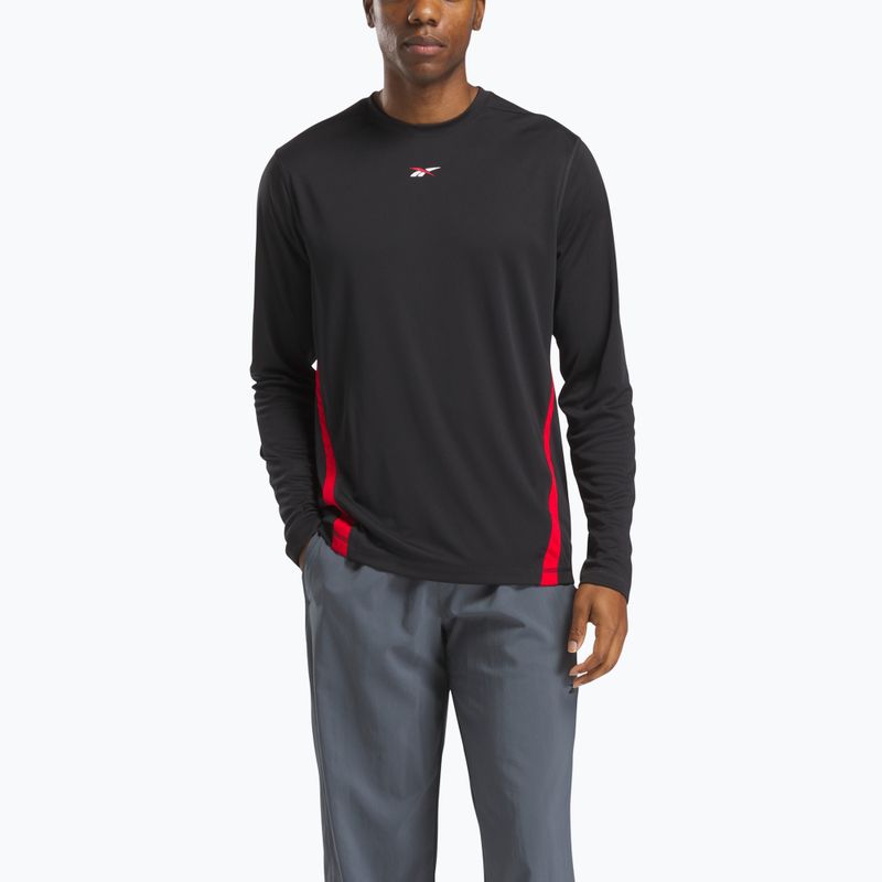 Pánske tričko longsleeve Reebok Id Train Energy Tech Tee black