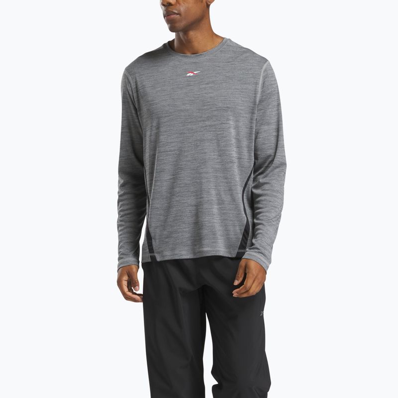 Pánske tričko longsleeve Reebok Id Train Energy Tech Tee grey 1