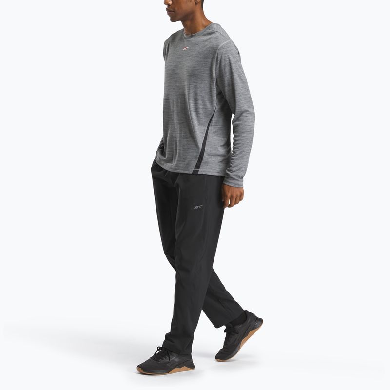 Pánske tričko longsleeve Reebok Id Train Energy Tech Tee grey 1 2