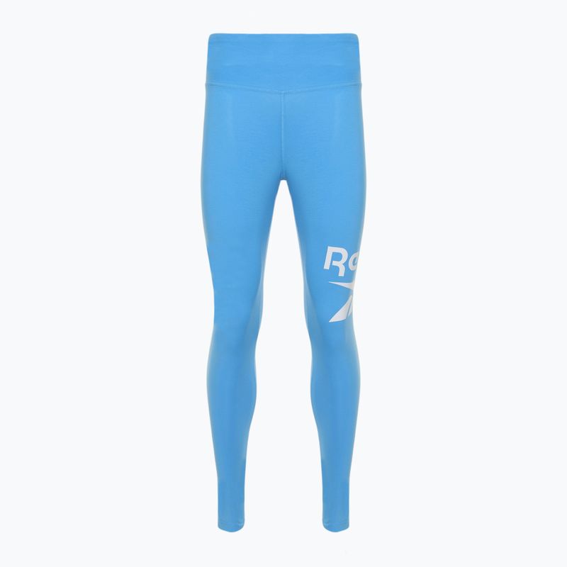 Dámske legíny Reebok Identity Big Logo Cotton recovery blue