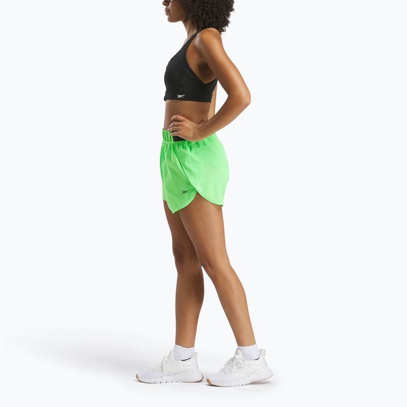 Dámske tréningové šortky Reebok Speed solar lime 2