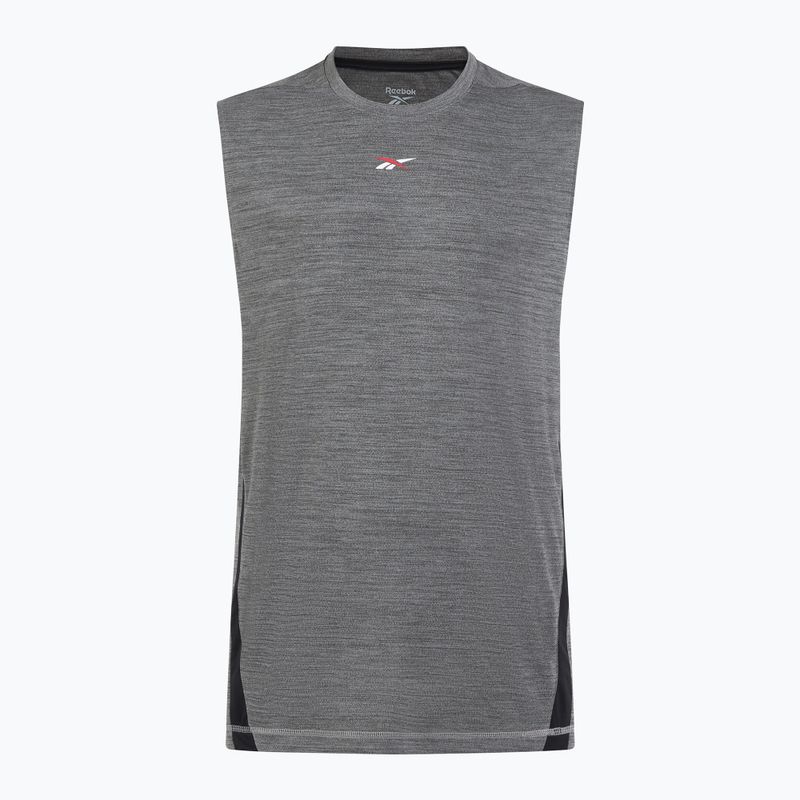 Pánske tréningové tričko Reebok Id Train Energy SLVLS Tech Tee šedá 1 