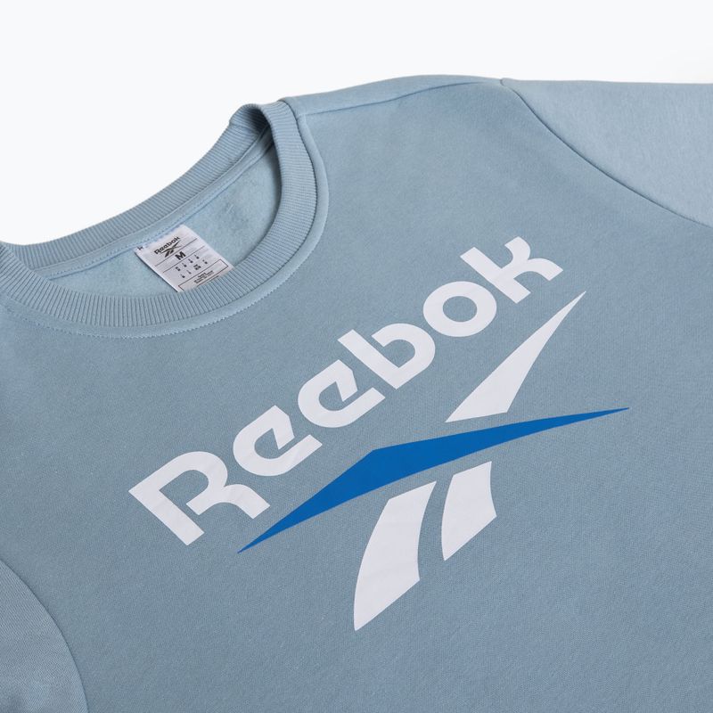 Pánska mikina Reebok Identity Big Logo Fleece Crew upgrade blue 3