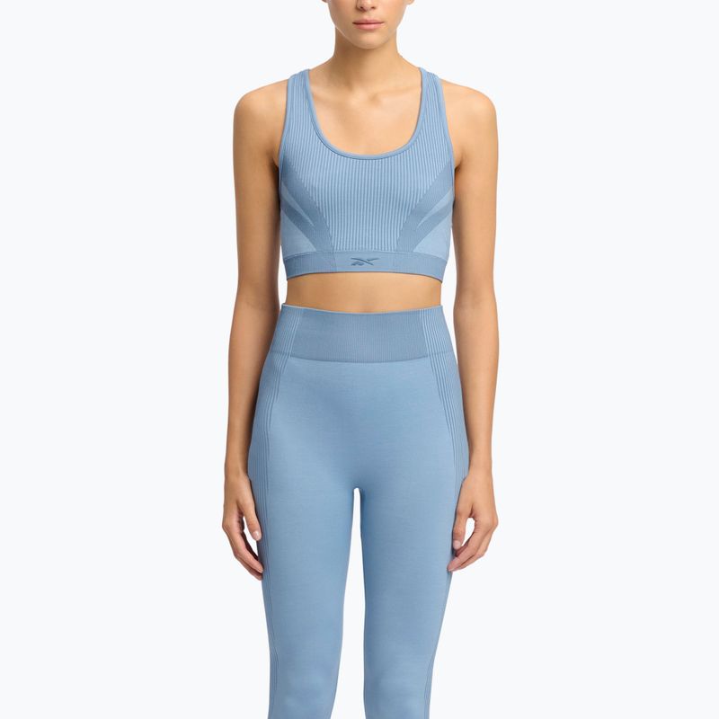Dámska tréningová podprsenka Reebok Rbk Lab Seamless upgrade blue