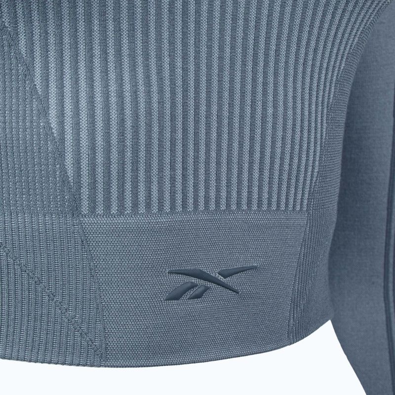 Dámske tréningové tričko s dlhým rukávom Reebok RBK Lab Seamless Crop upgrade blue 3