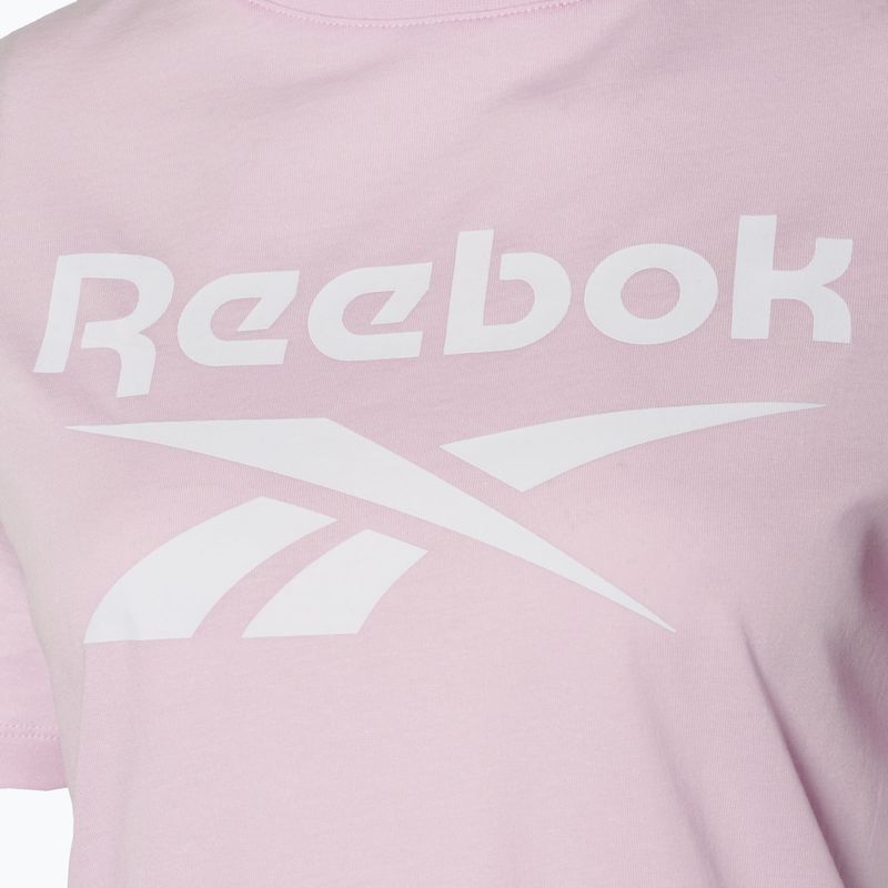 Dámske tričko Reebok Big Logo Crop Tee white/coral/blue 3