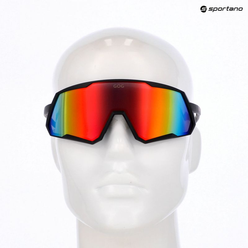 Slnečné okuliare GOG Tove matt black/reflex black/red 5