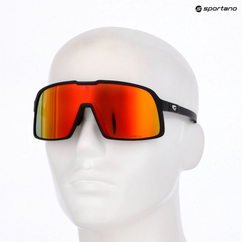 Slnečné okuliare GOG Kari matt black/reflex red 5