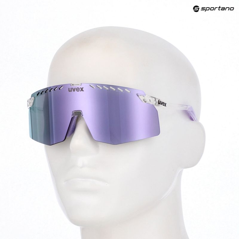 Slnečné okuliare UVEX Pace Stage clear/mirror pink 7