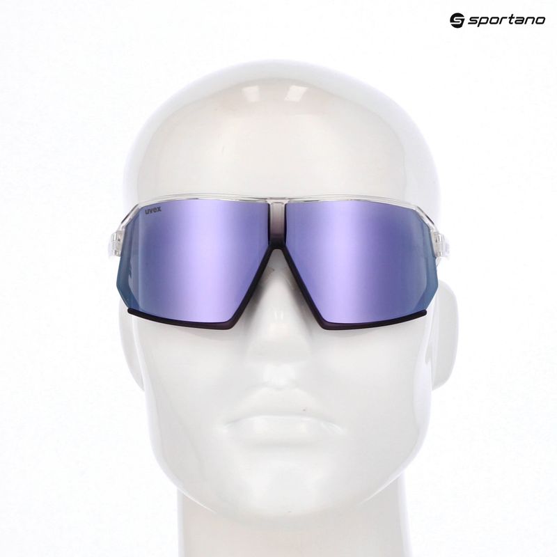 Slnečné okuliare UVEX Sportstyle 237 clear/metallic purple/mirror lavender 7