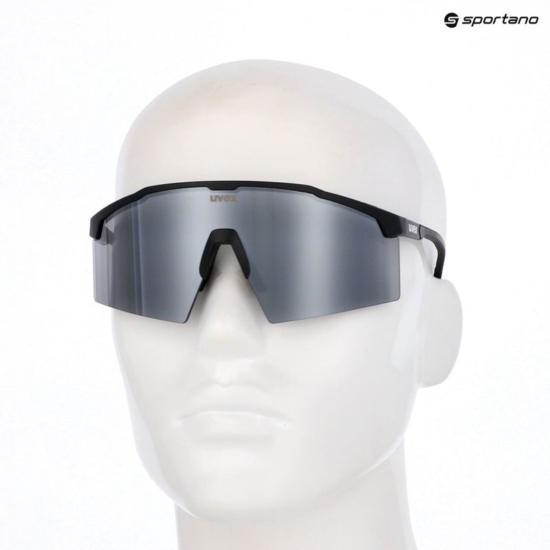 Slnečné okuliare UVEX Flowline black matt/mirror silver 7