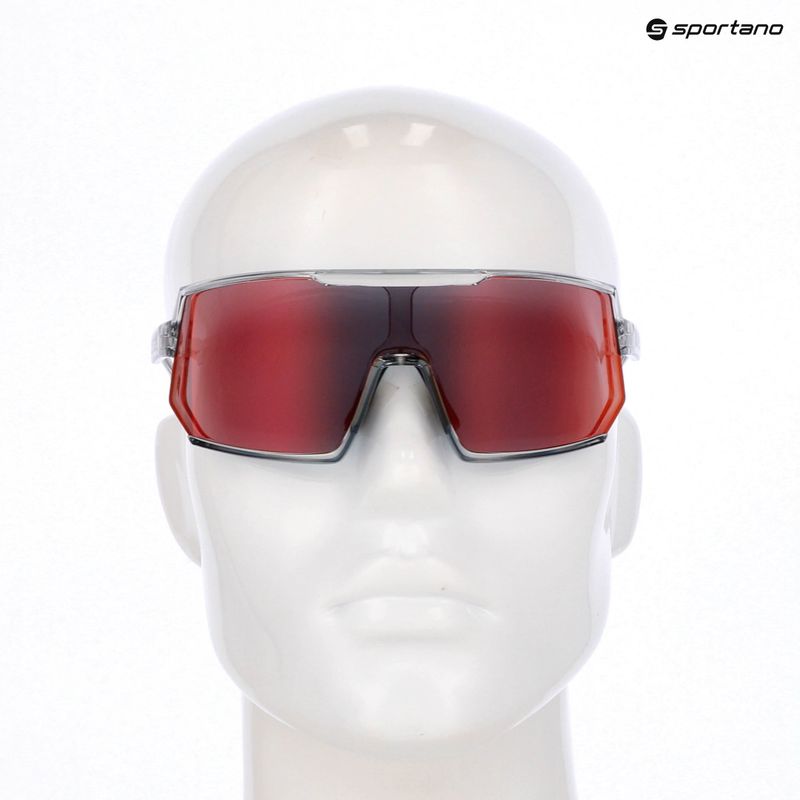 Slnečné okuliare UVEX Sportstyle 235 smoke transparent/mirror red 7
