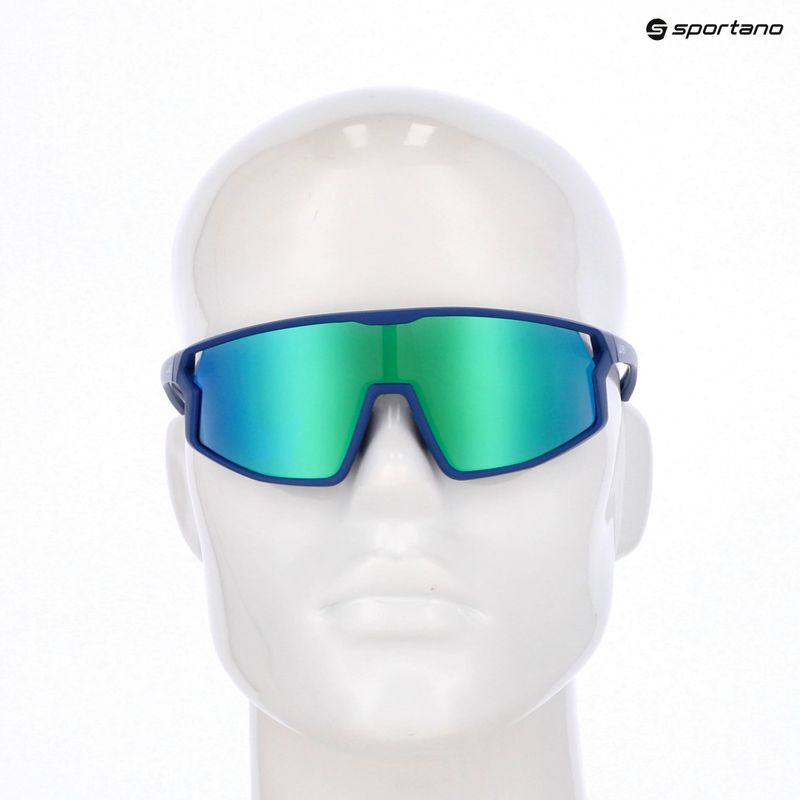 Detské slnečné okuliare UVEX Skyryse Jr blue matt/mirror green 7