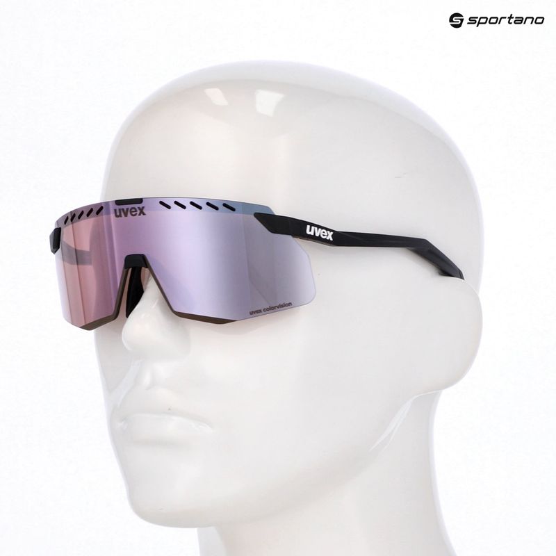 Slnečné okuliare UVEX Pace Stage Small CV black matt/mirror pink 7