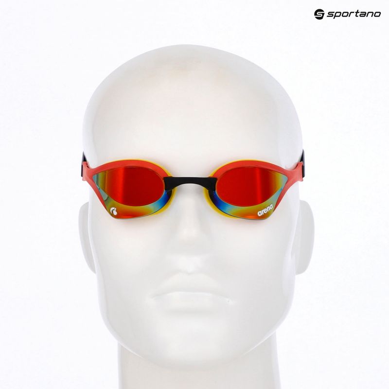 Plavecké okuliare arena Cobra Ultra Swipe Mirror gold/red 7