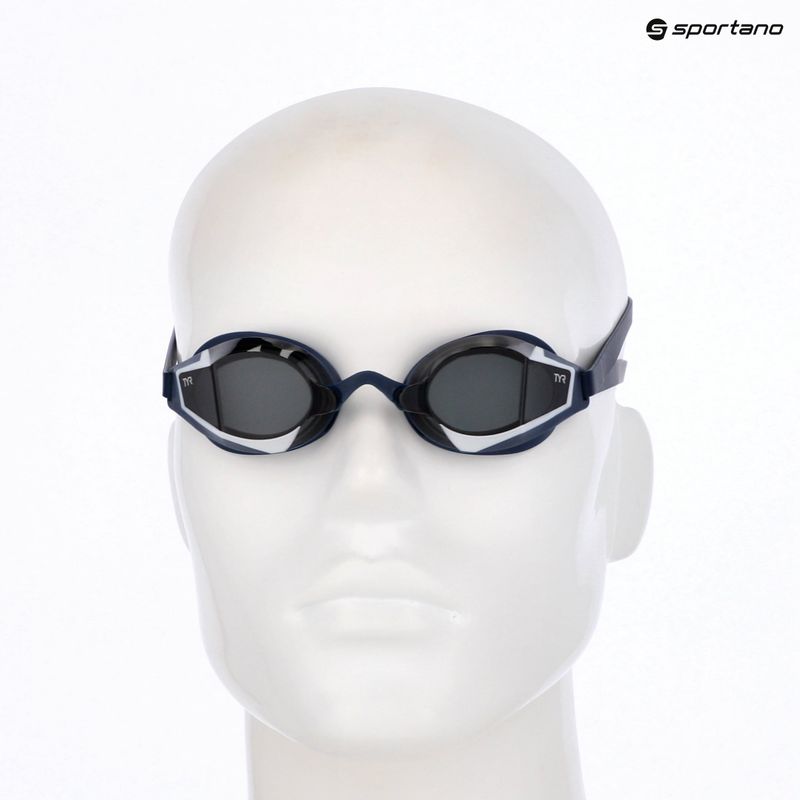 Plavecké okuliare TYR Stealth-X Race smoke/navy/navy 3