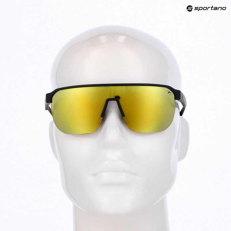Slnečné okuliare Tifosi Sanctum SL matte black/smoke yellow mirror 4
