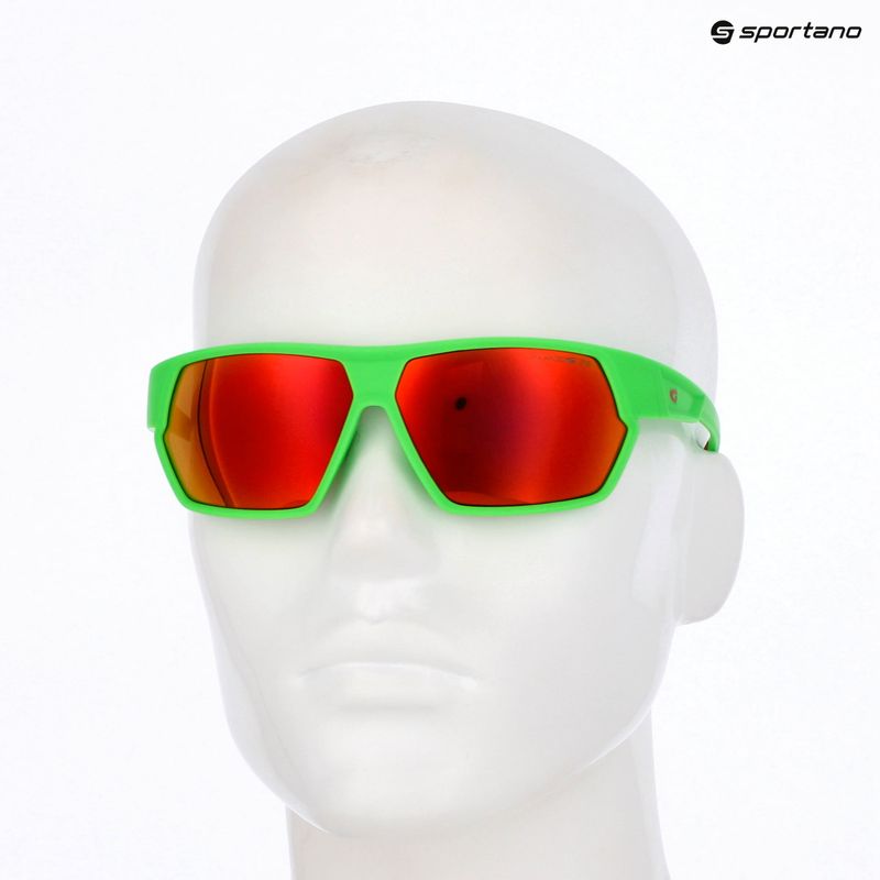 Slnečné okuliare GOG Zonda matt neon green/red 12