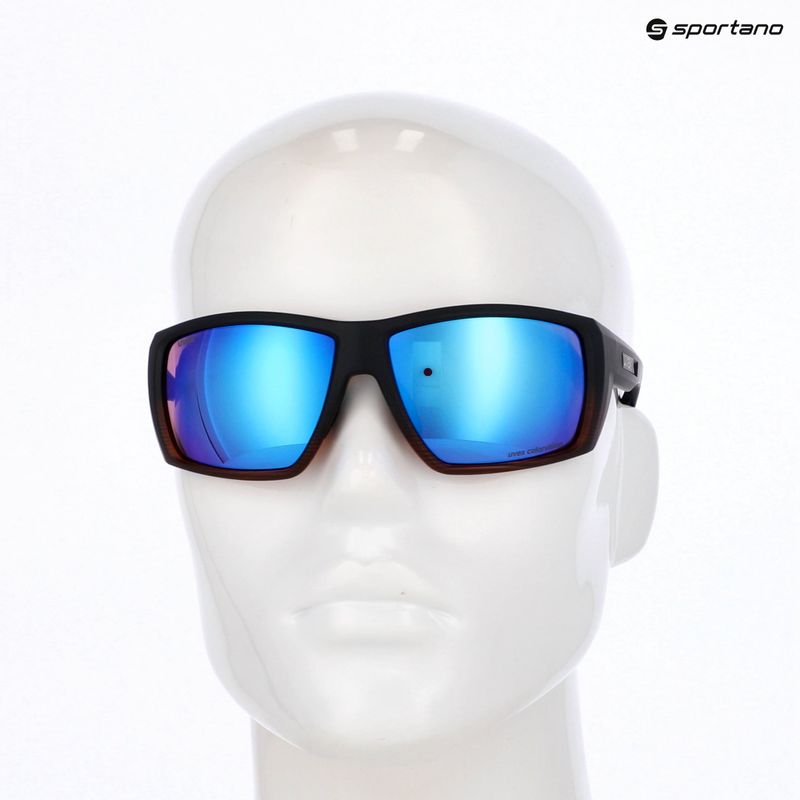 Slnečné okuliare UVEX Mtn Venture CV black demi matt/mirror blue 6