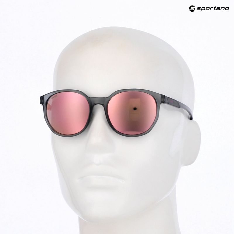 Slnečné okuliare UVEX LGL 54 smoke/mirror pink 11