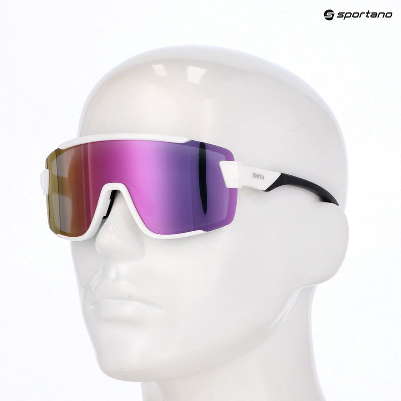 Slnečné okuliare Smith Wildcat white/chromapop violet mirror 5