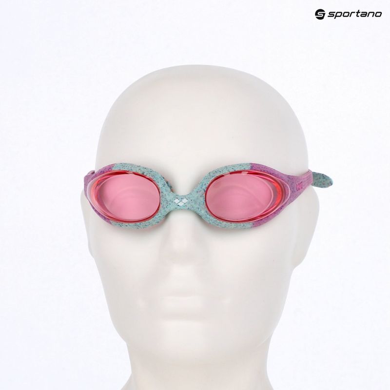 Detské plavecké okuliare arena Spider r pink/grey/pink 10