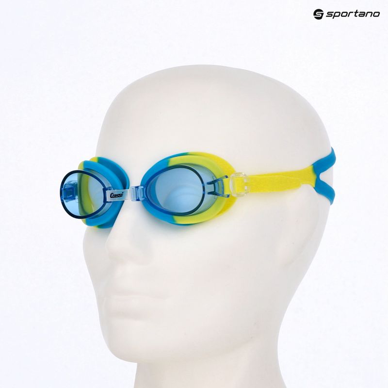 Detské plavecké okuliare Cressi Starfish green/azure 7
