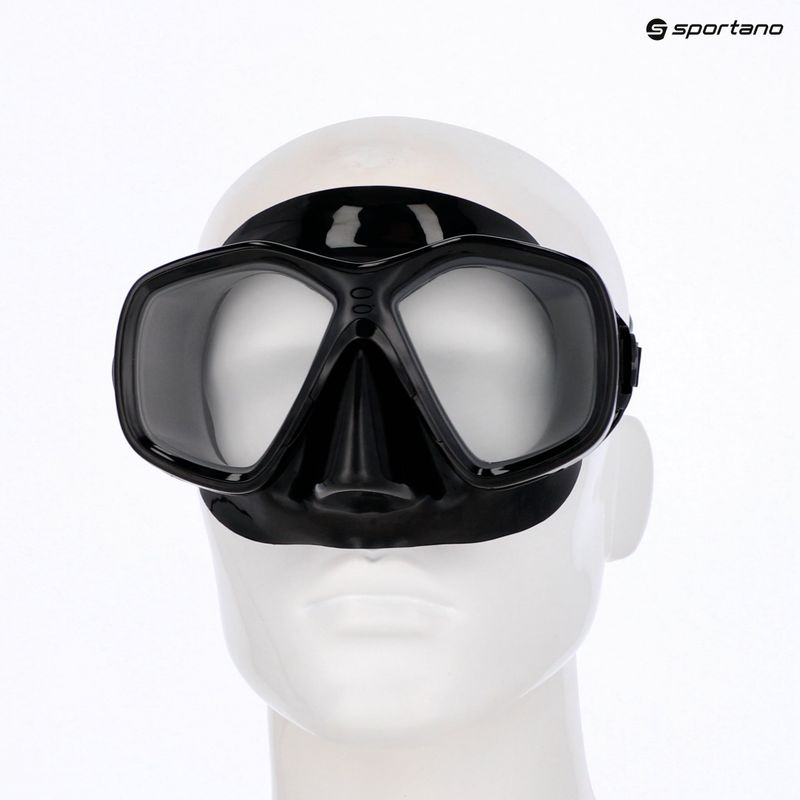 Šnorchlovacia maska Mares Tapu black/black 3