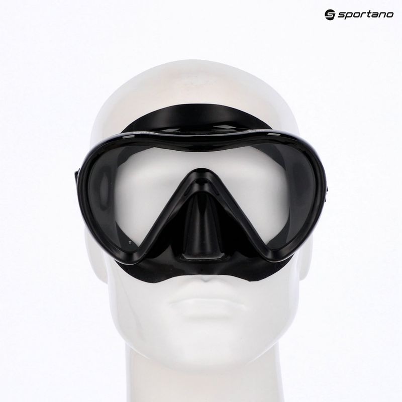 Šnorchlovacia maska Mares Vento black/black 5