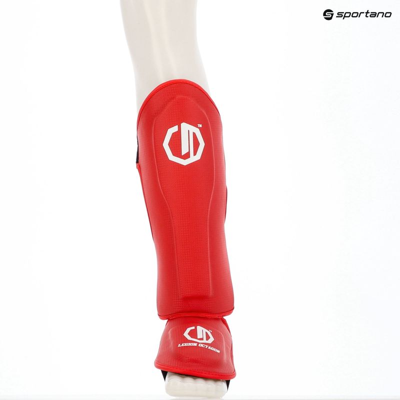 Chrániče holení a chodidiel Octagon Legion Kevlar red 12