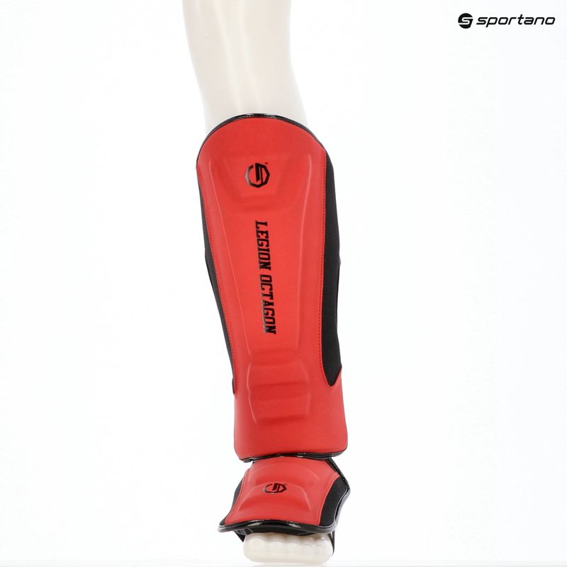 Chrániče holení a chodidiel Octagon Legion Enforcer dark red 6
